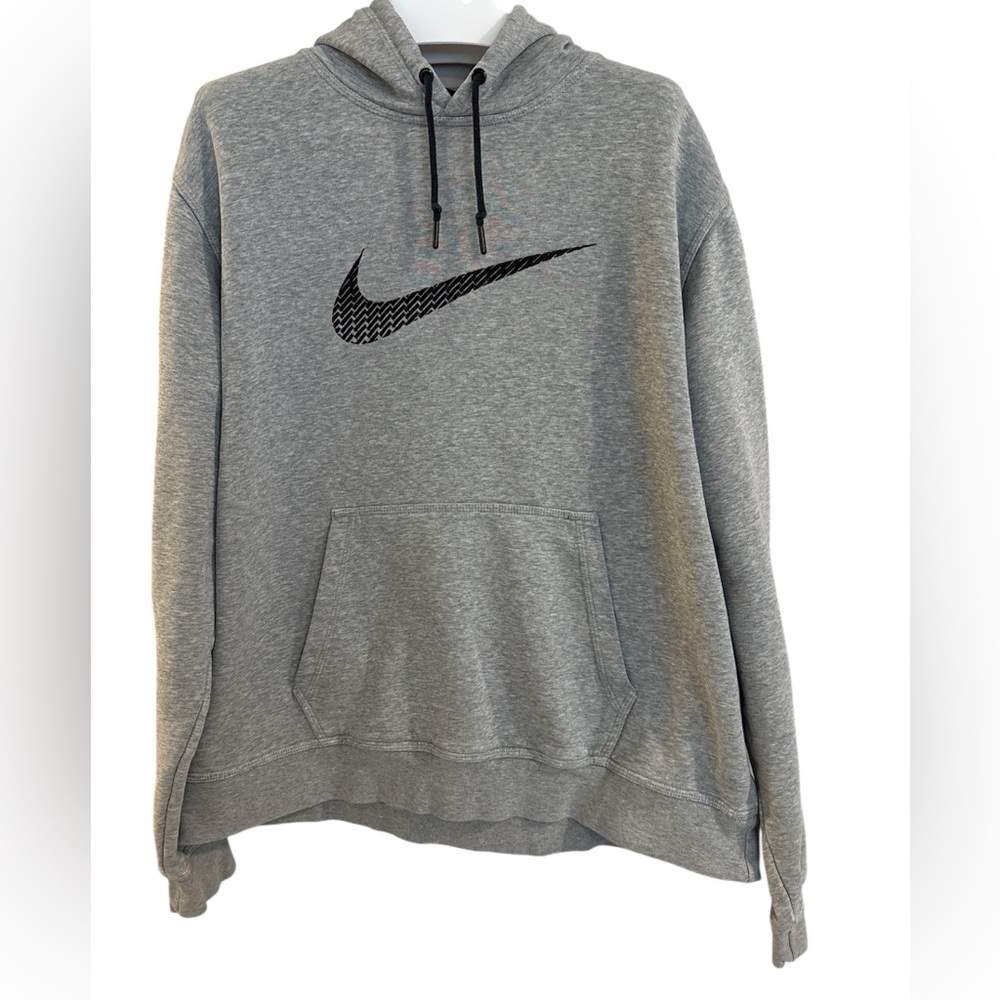 Nike Heather Gray Hoodie, Size XL